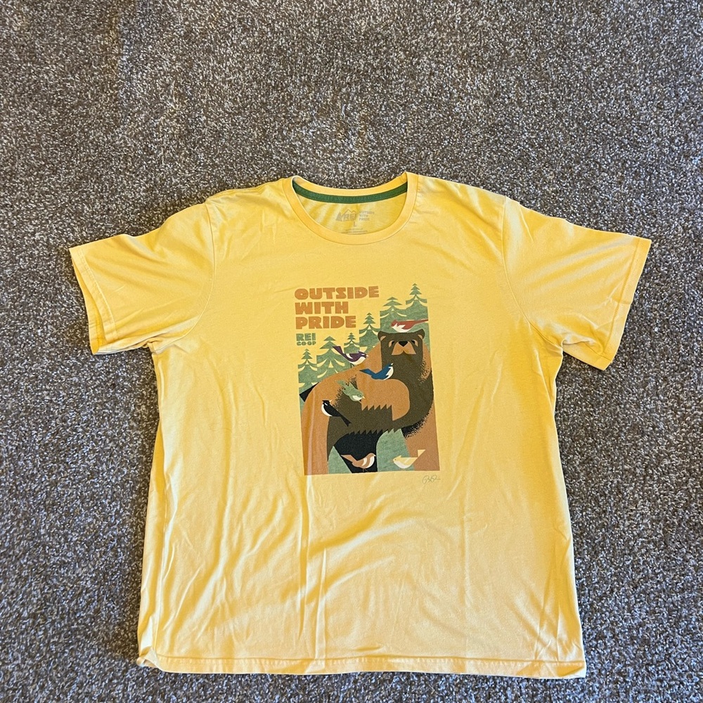 Yellow Graphic Tee